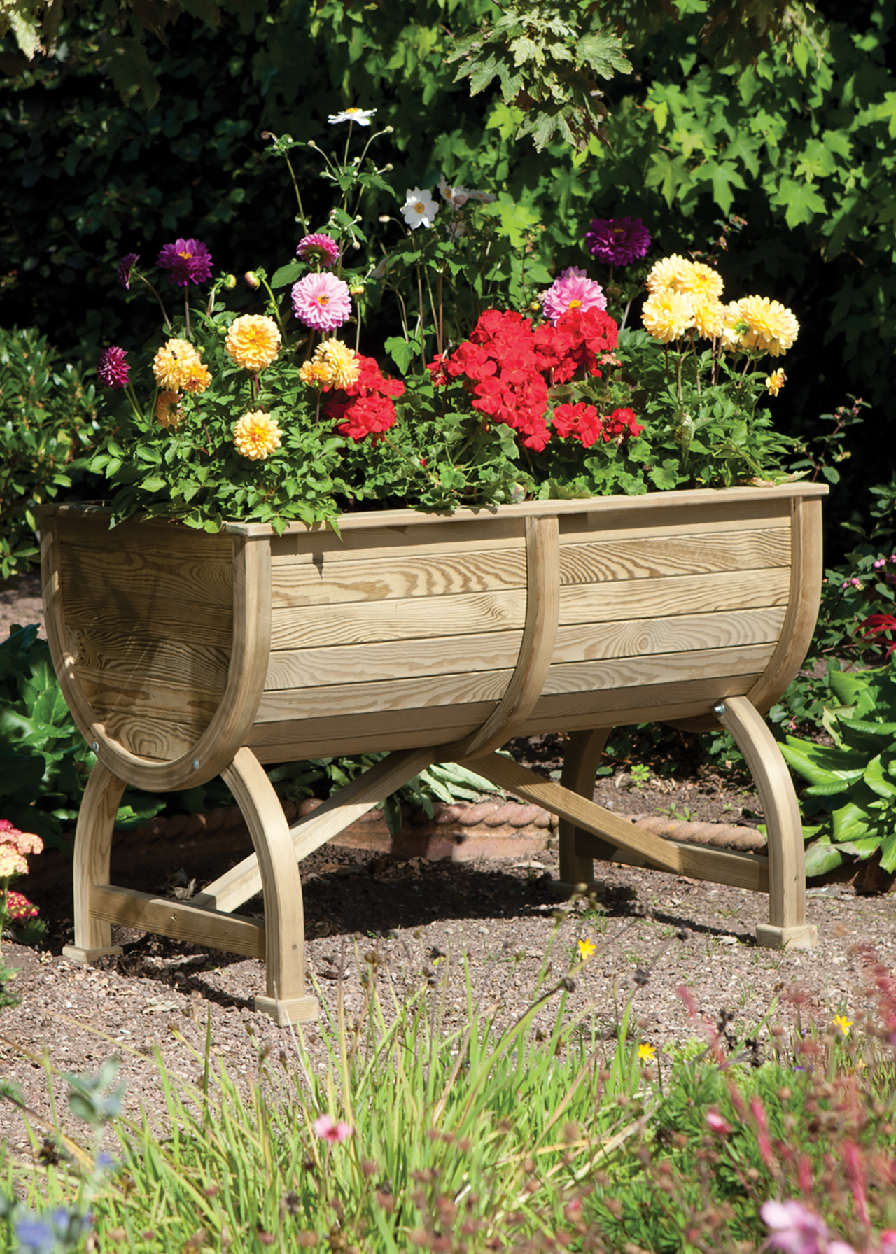 Marberry Barrel Planter
