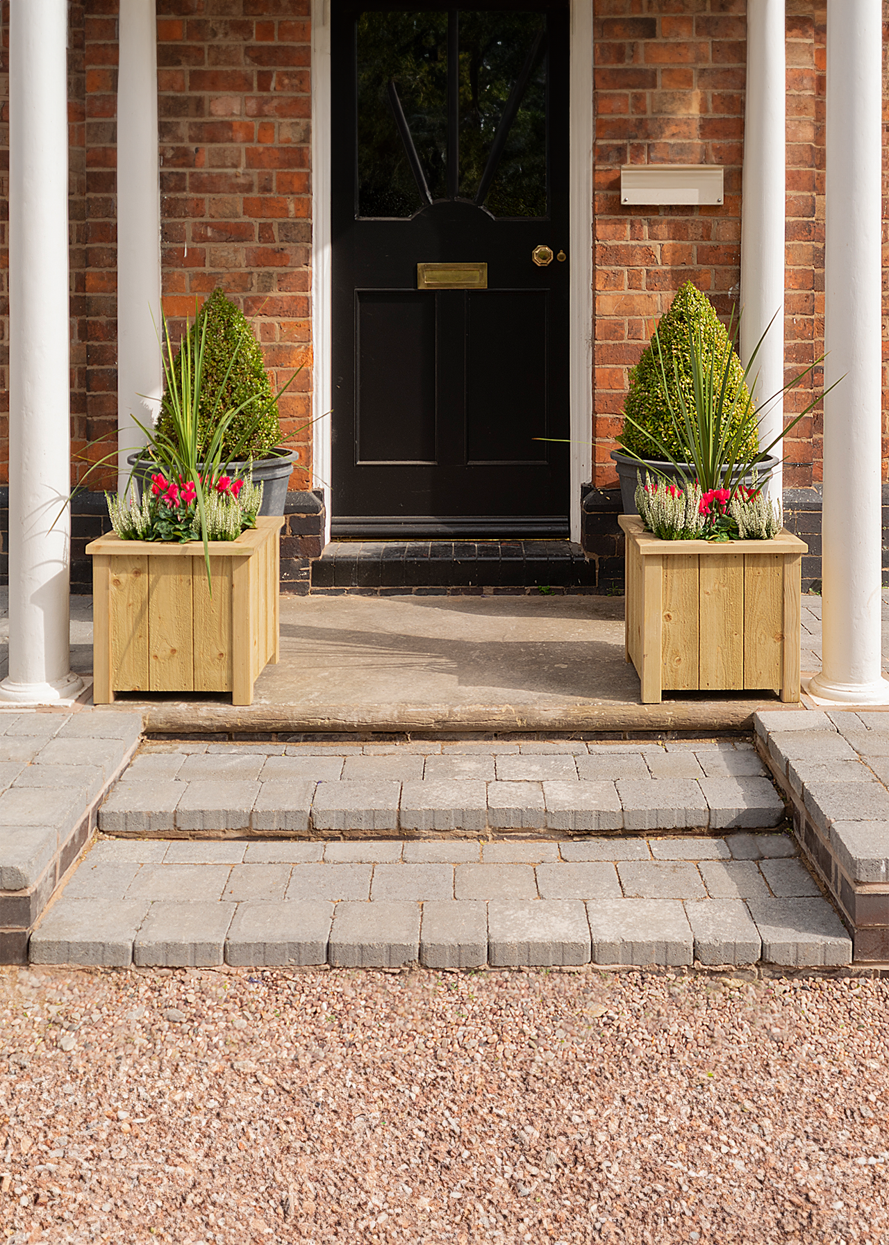 Premium Heritage Square Planter 40cm 2 Pack
