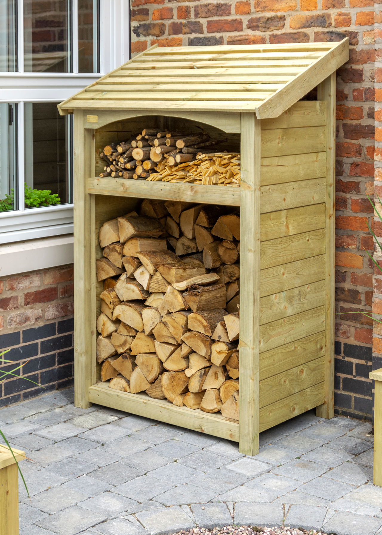 Premium Heritage Wooden Log Store