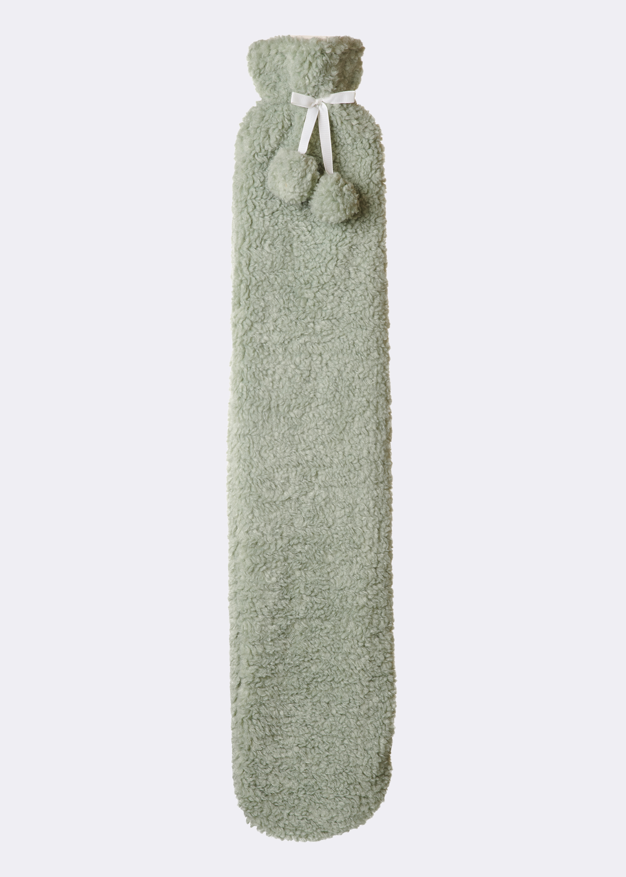 Aroma Home Mint Teddy Boucle Long Hot Water Bottle