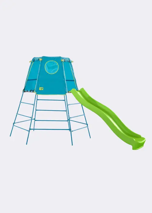 A photo of Explorer Frame With Crazywavy Slide Blue