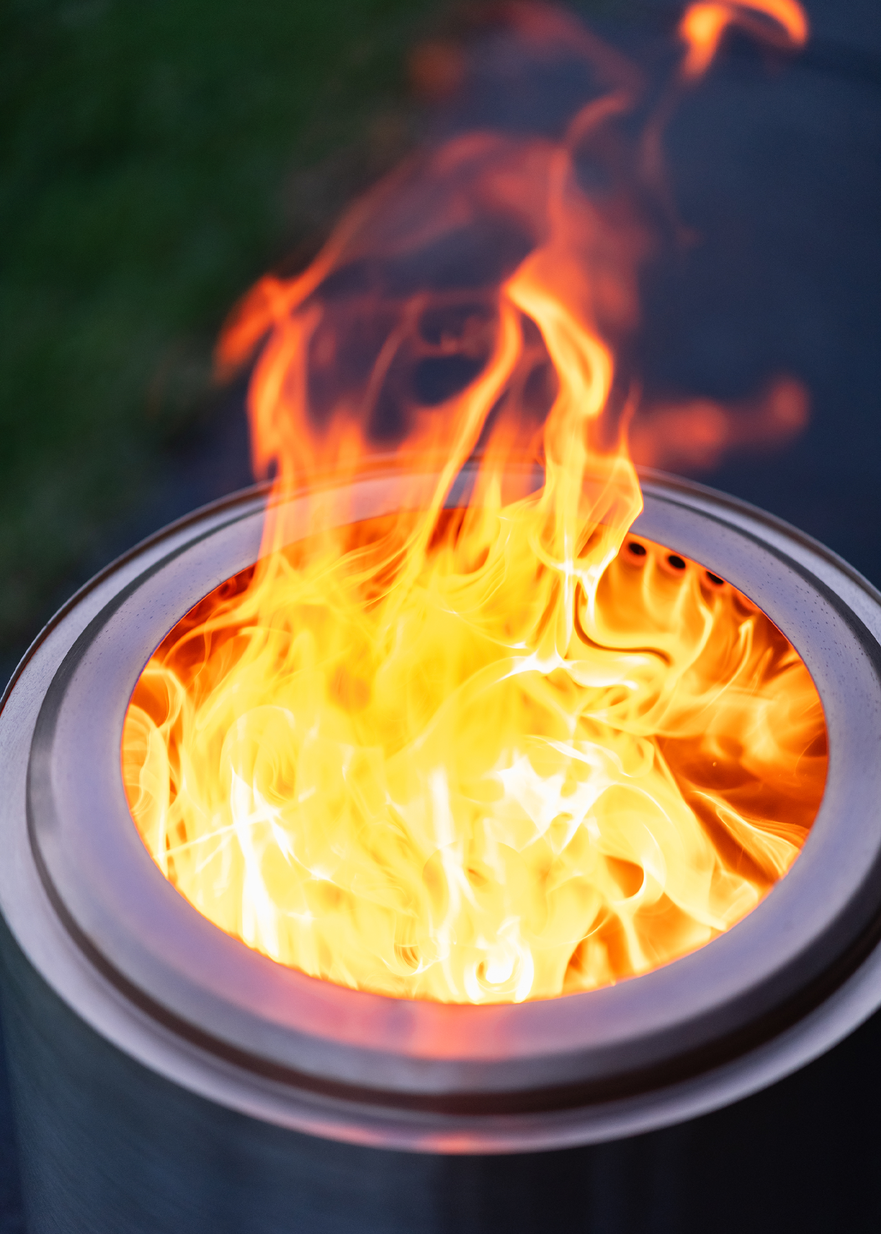 RedFire Volcano Pellet Fire Pit Large Stainless Steel | Dobbies