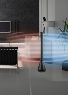 Sahara Heat & Cool Electric Indoor Fan