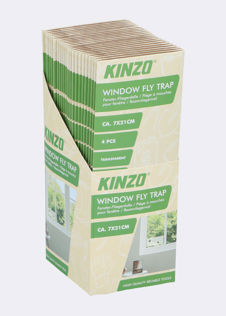 Kinzo Window Fly Trap 4 Pack