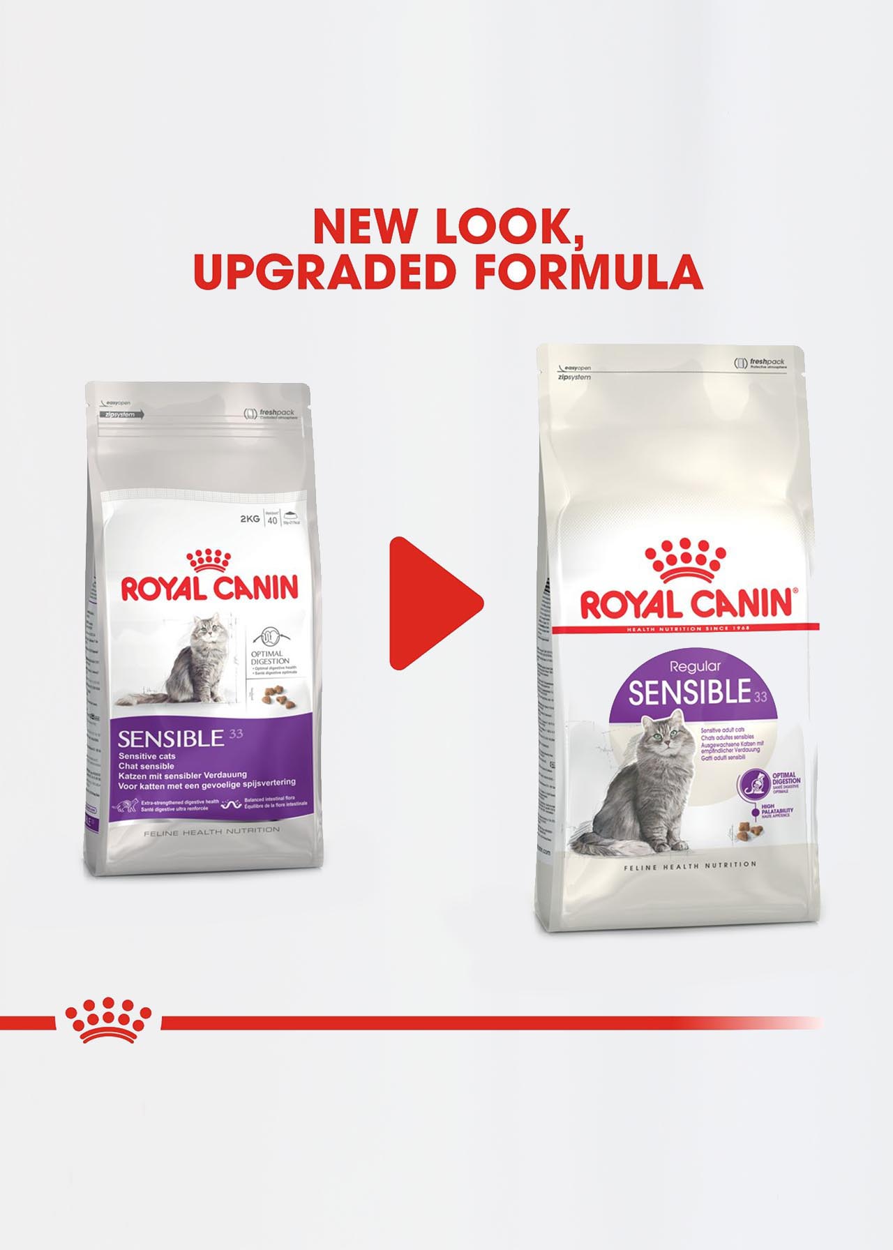 Royal Canin Regular Sensible Adult Dry Cat Food 33 400g