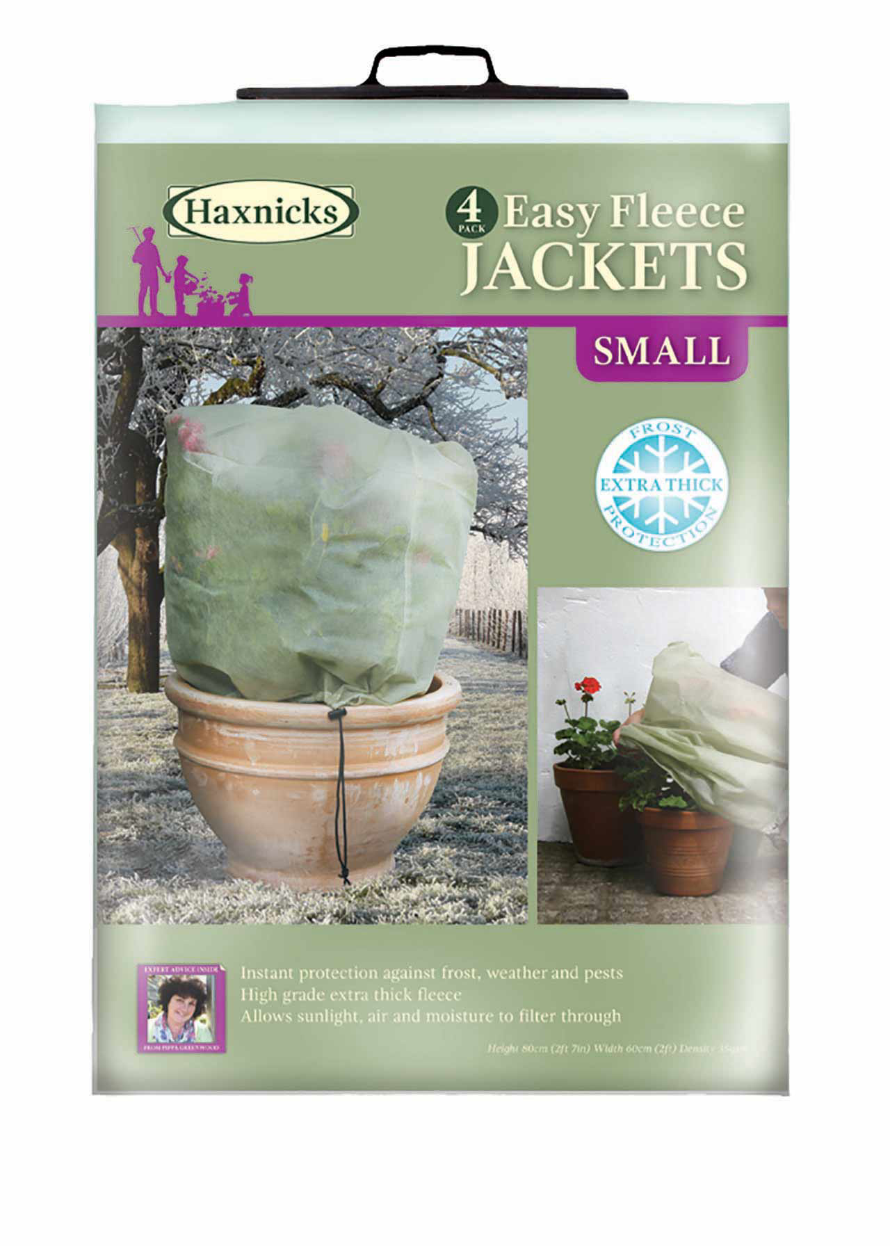 Haxnicks Small Extra Thick Easy Fleece Jacket (x4)
