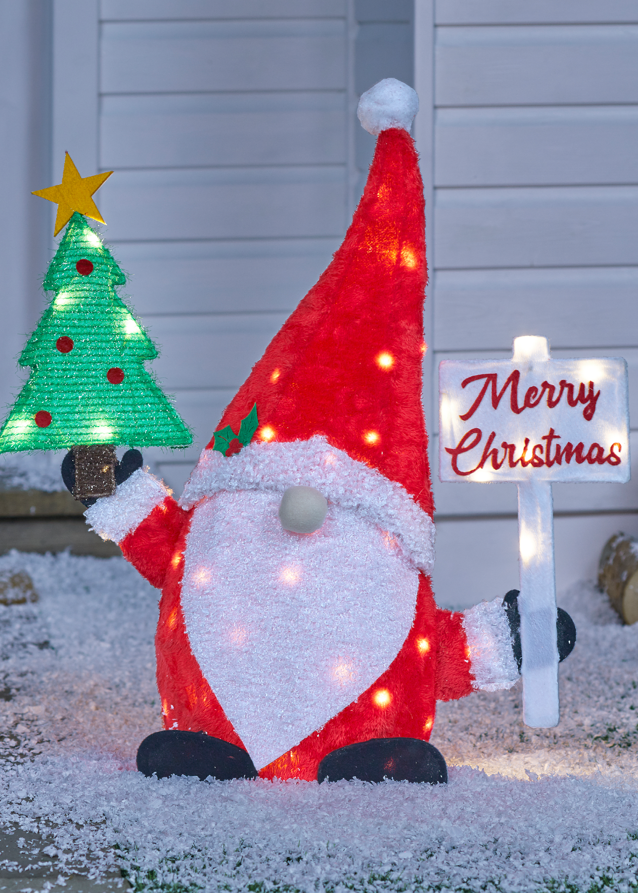 Santa Gonk Outdoor Novelty LED Light