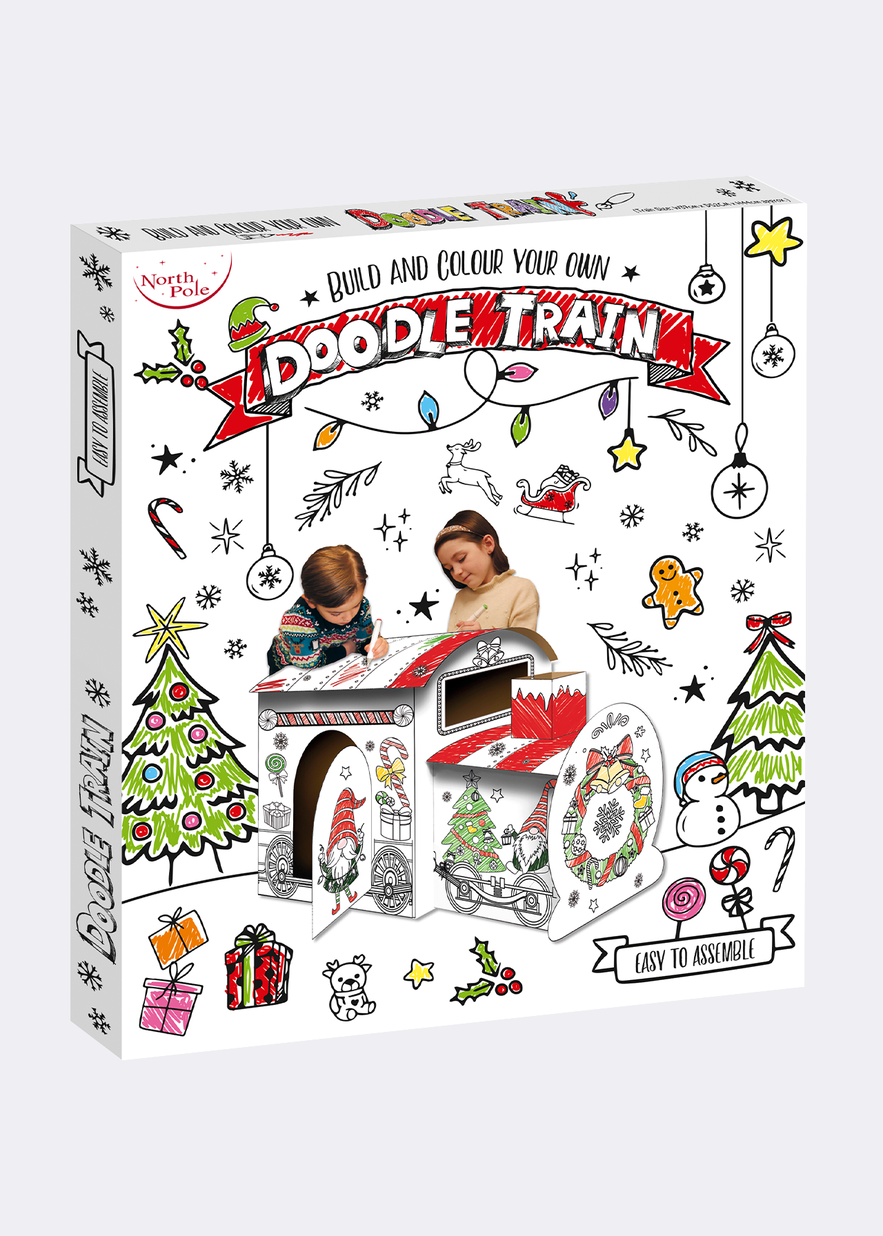 Christmas Build & Colour Train
