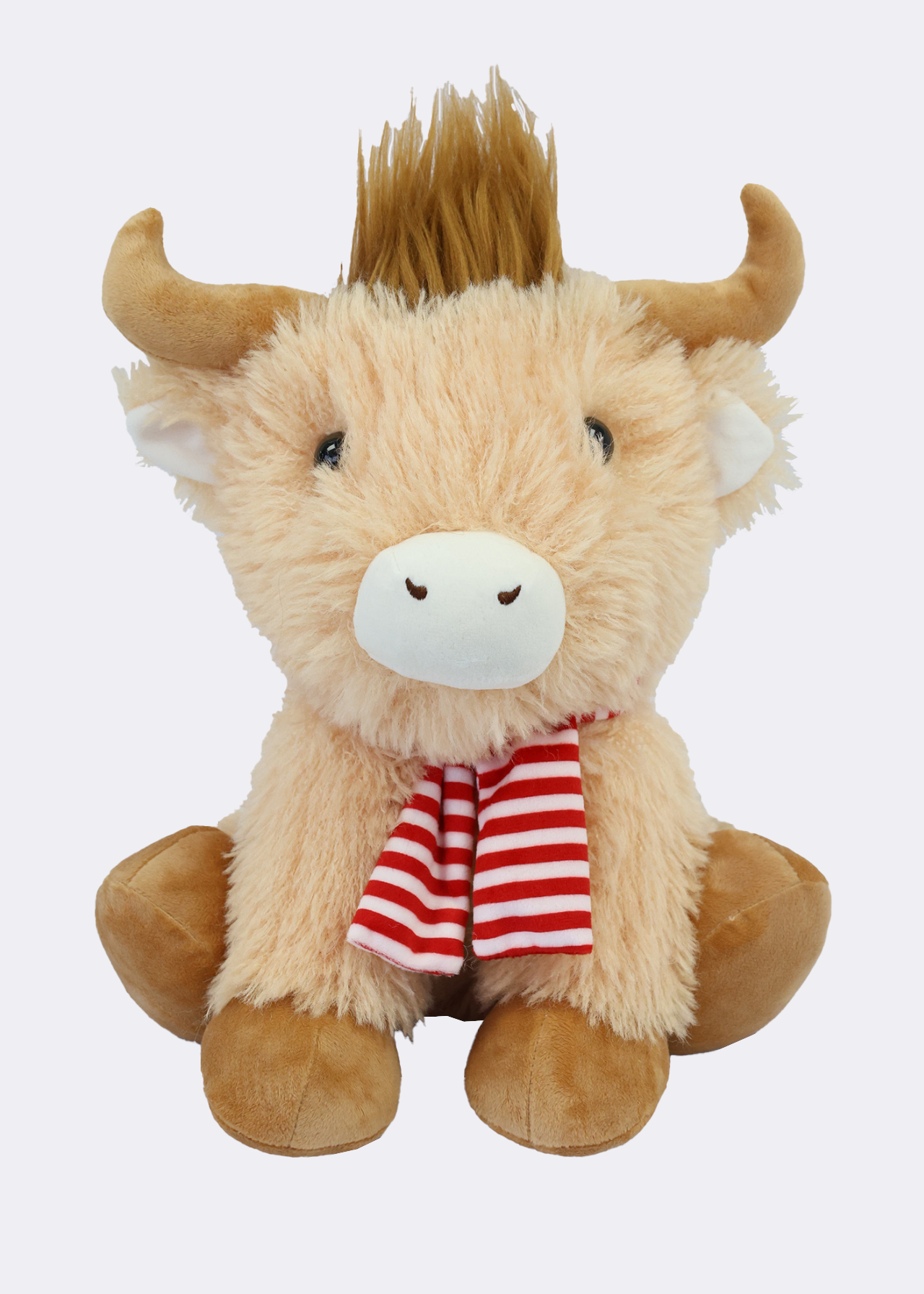 Dobbies Christmas Highland Cow Toy 38cm