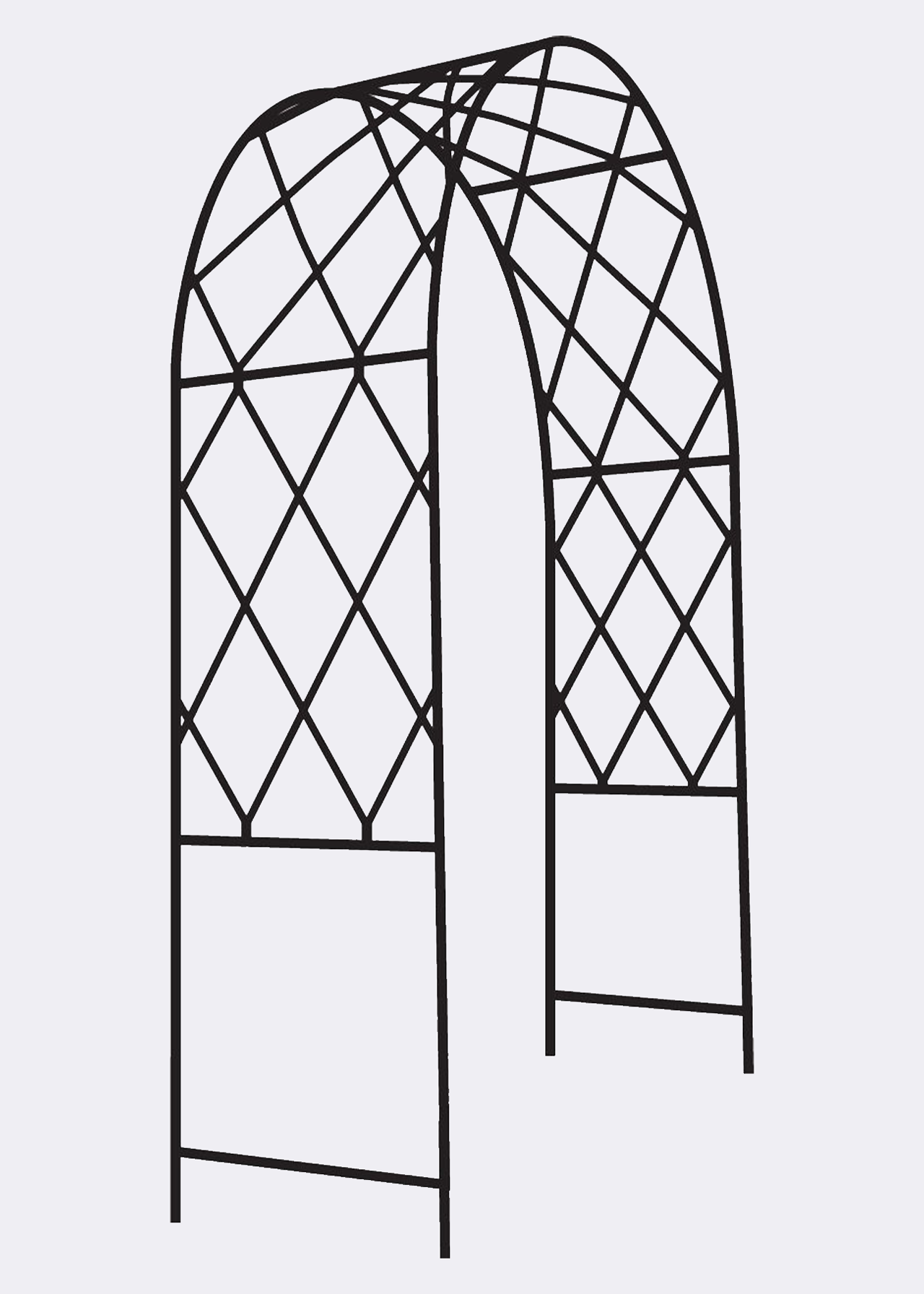 Oregon Softstanding Garden Arch With Infill Pack
