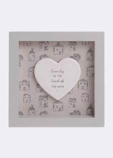 Moments Framed Family Plaque 15x15cm