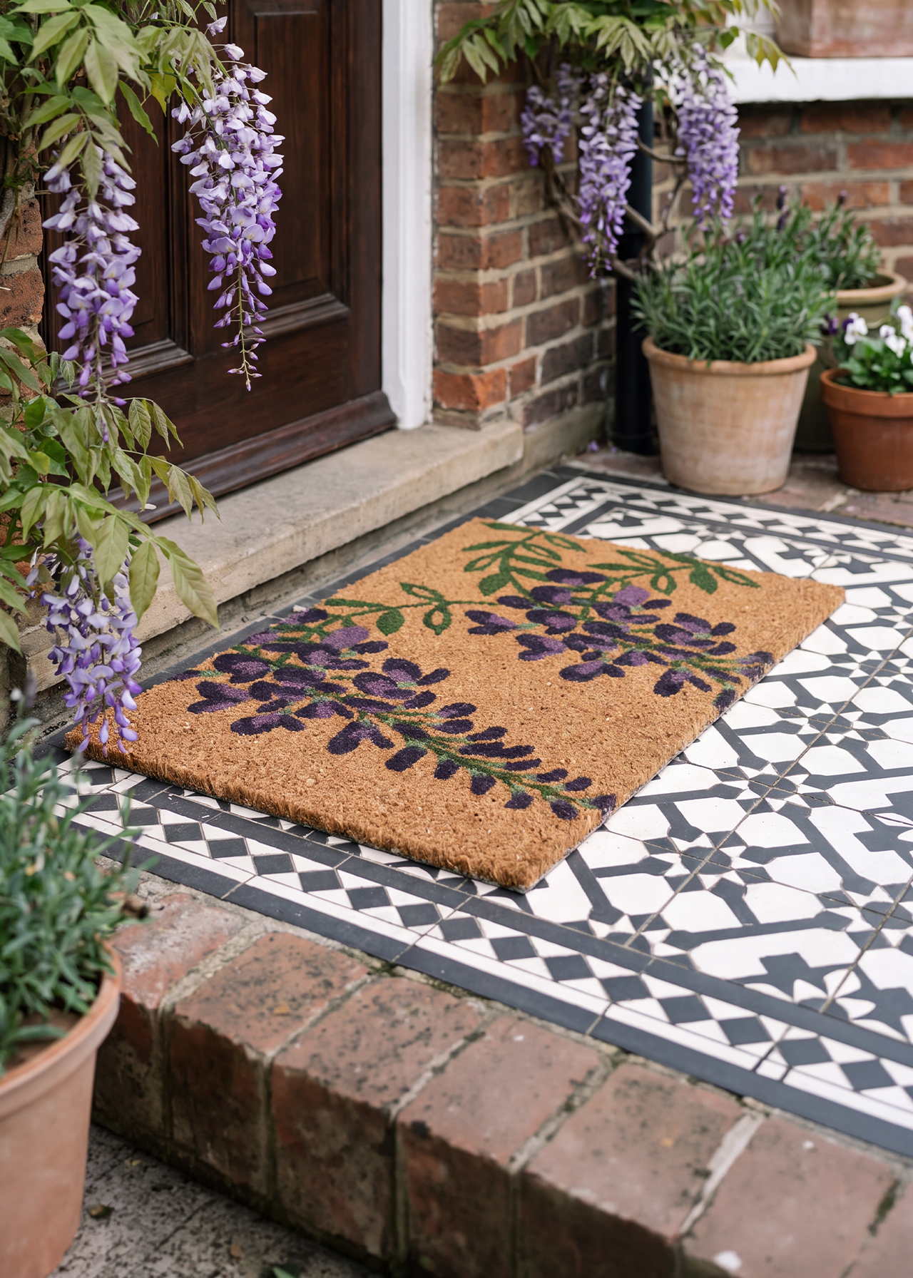 RHS Wisteria Doormat 45x75cm