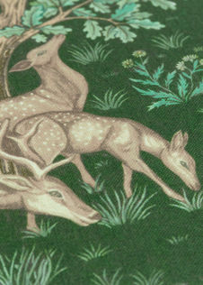 William Morris Brook Cushion 55x55cm Green