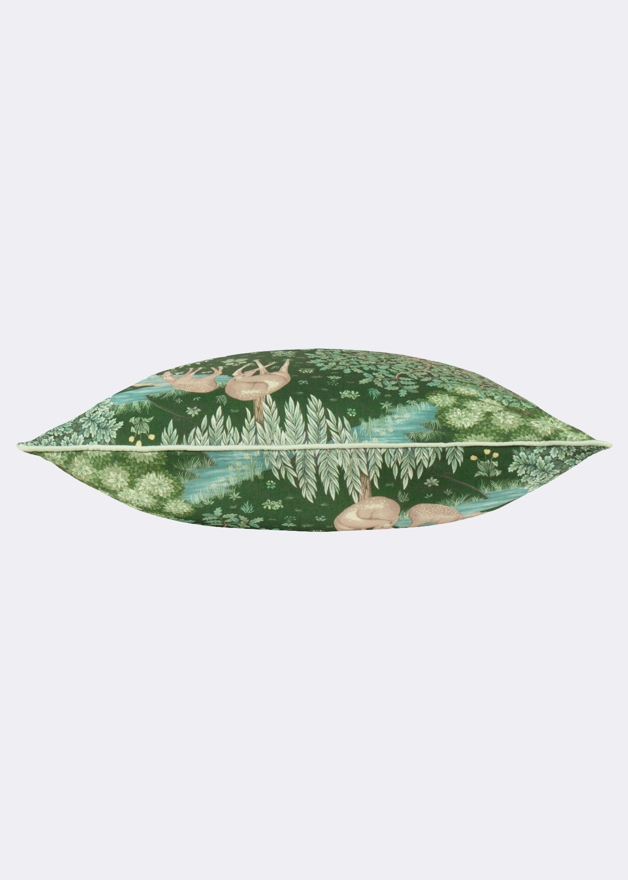 William Morris Brook Cushion 55x55cm Green