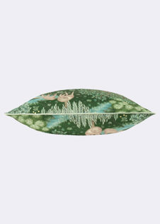 William Morris Brook Cushion 55x55cm Green