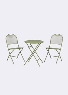 Lisbon 2 Seater Bistro Set Green