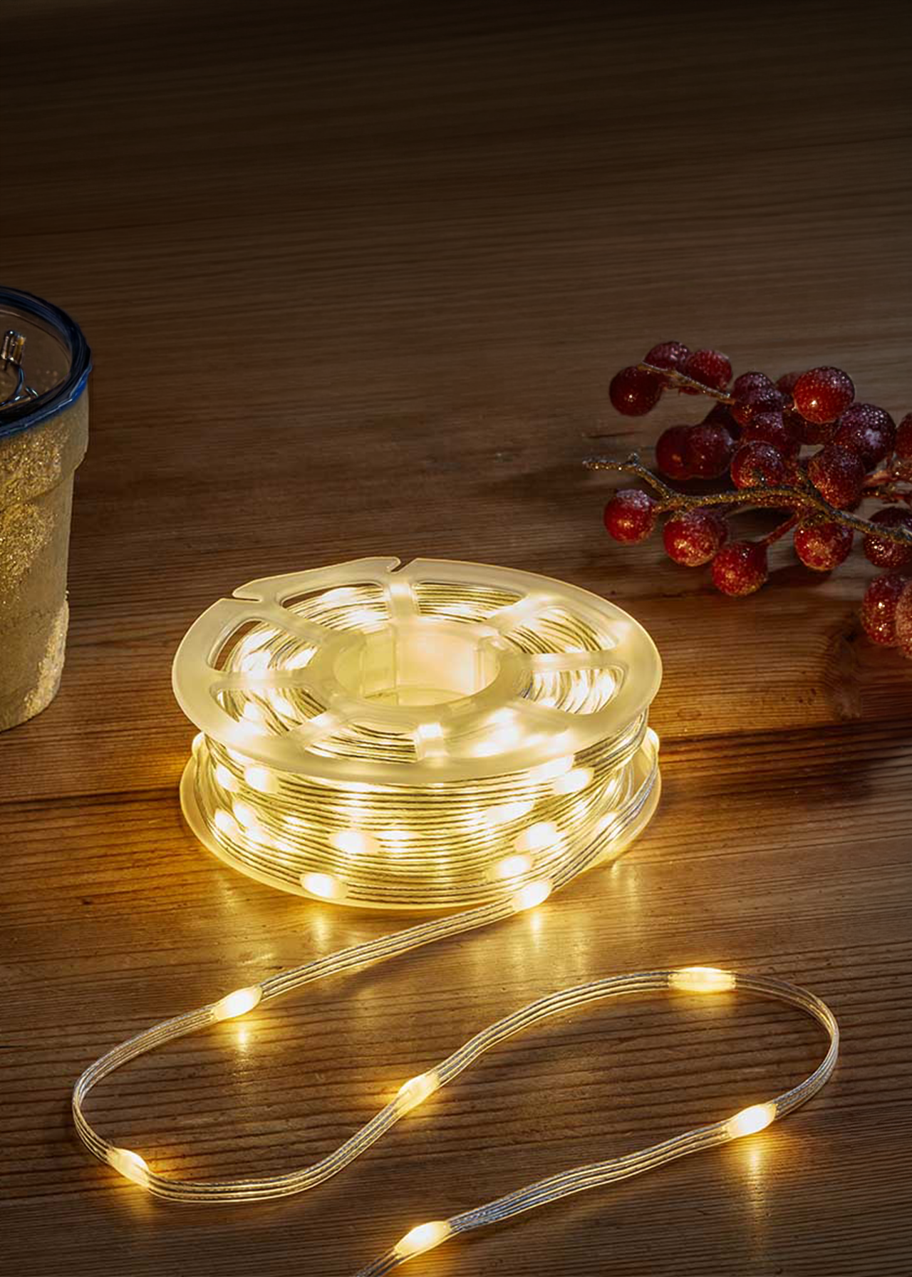 100 TwoTone Solar LED String Lights