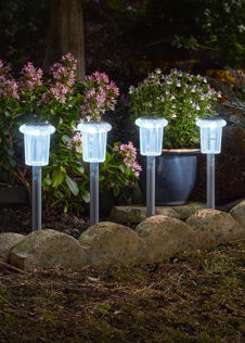 Pack of 4 RayLite Solar Stake Light