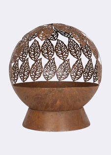La Hacienda Leaf Globe Firepit