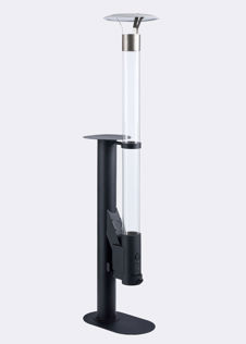 Outback Lunar Classic Plus Pellet Patio Heater 1.77m Black S