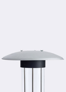 Outback Lunar Elite Pellet Patio Heater 2.14m Black Steel