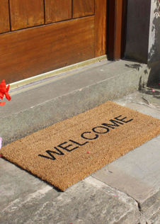'Welcome' Coir Doormat 40x70cm
