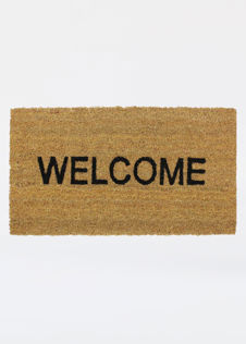 'Welcome' Coir Doormat 40x70cm