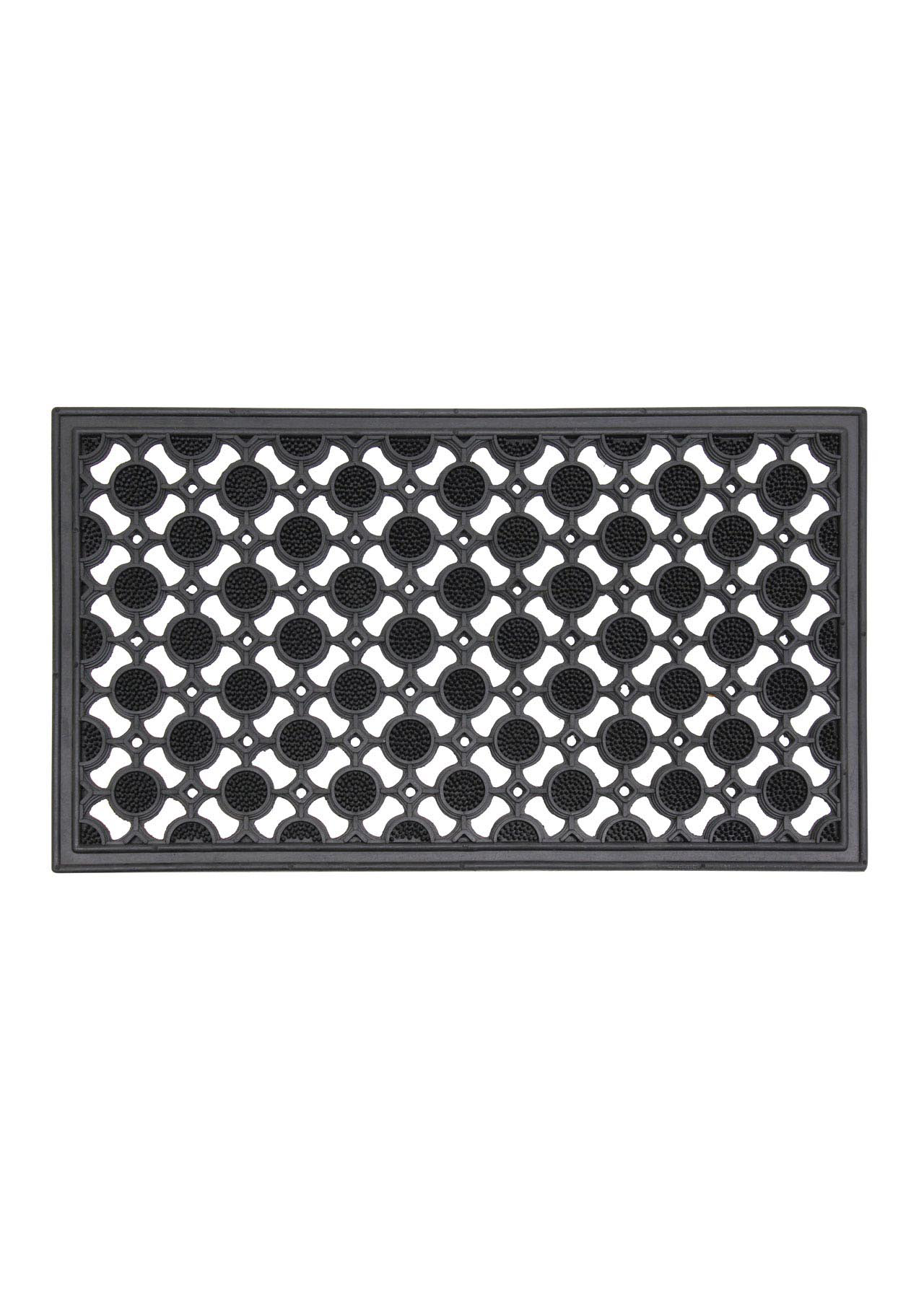 40x70cm Ellipses Rubber Doormat Jvl