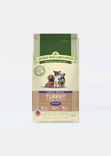 James Wellbeloved Small Adult Turkey & Rice 1.5kg