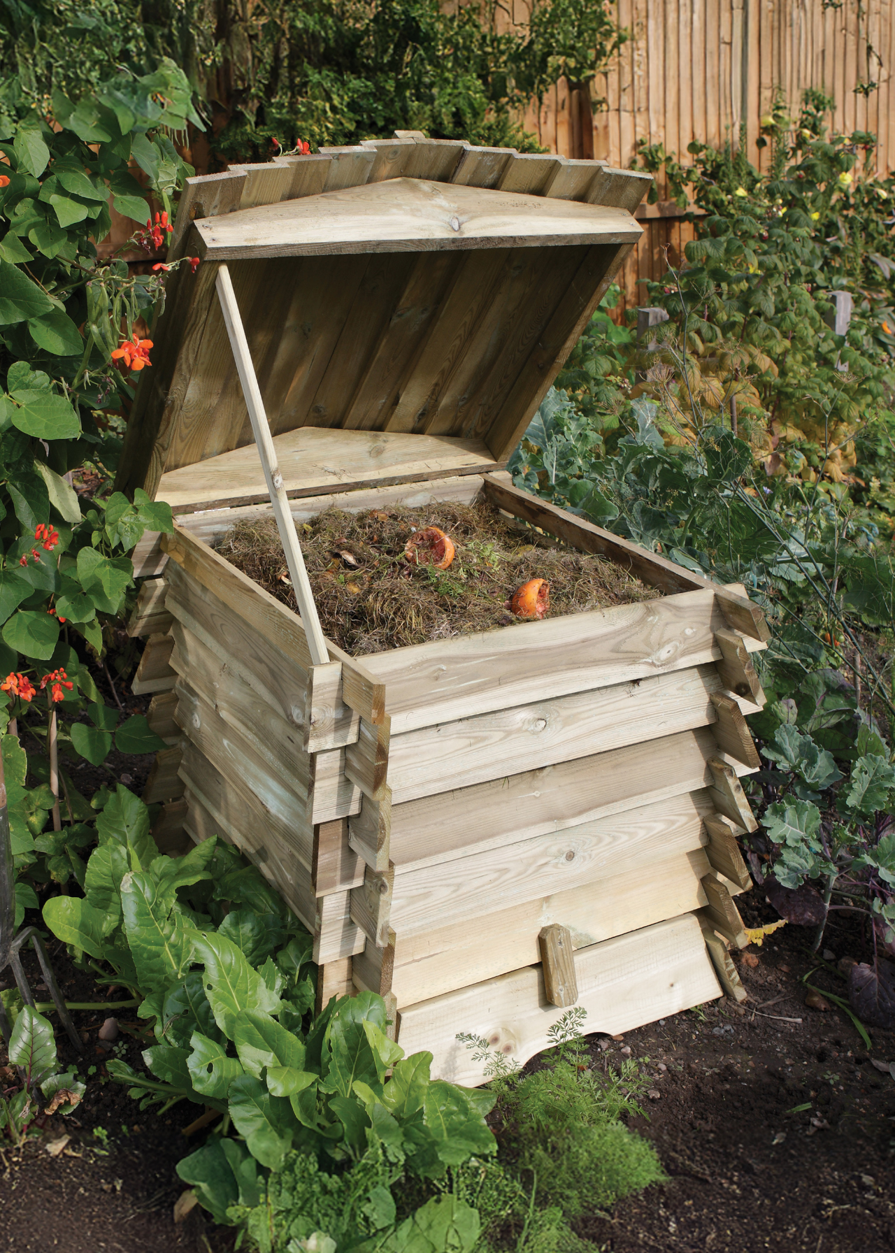 Beehive Wooden Composter