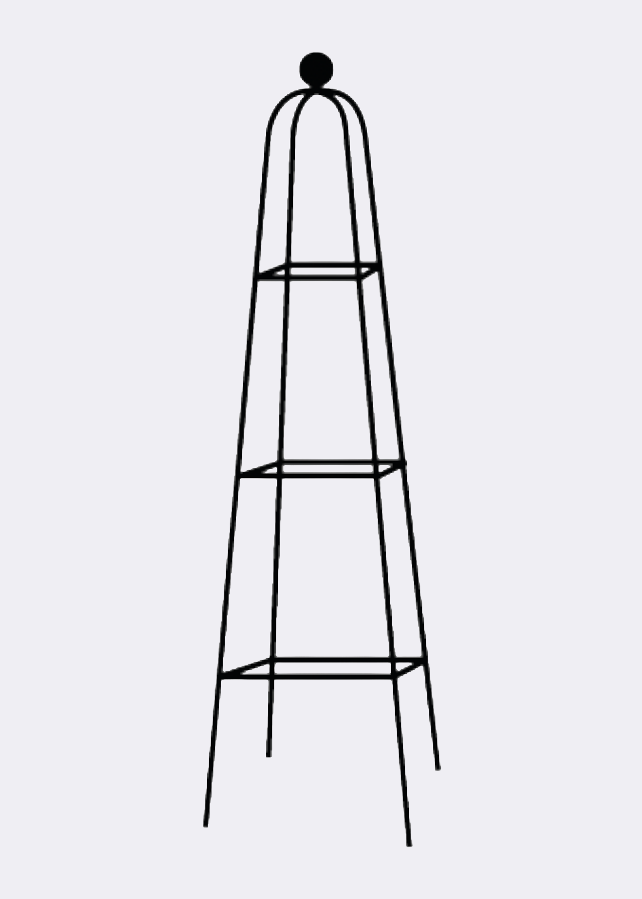 King Contemporary Freestanding Obelisk 1.2m