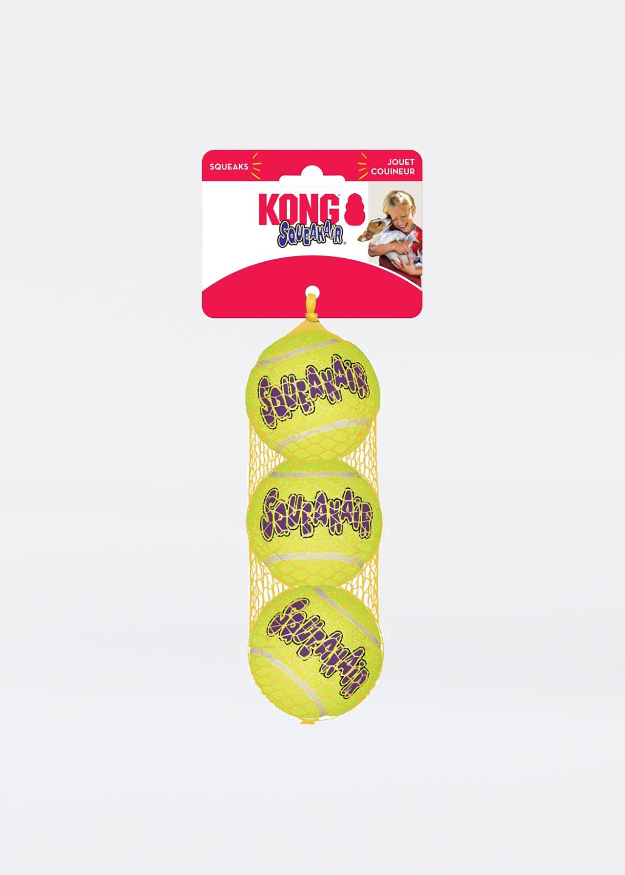 KONG SqueakAir Balls Medium 3 Pack