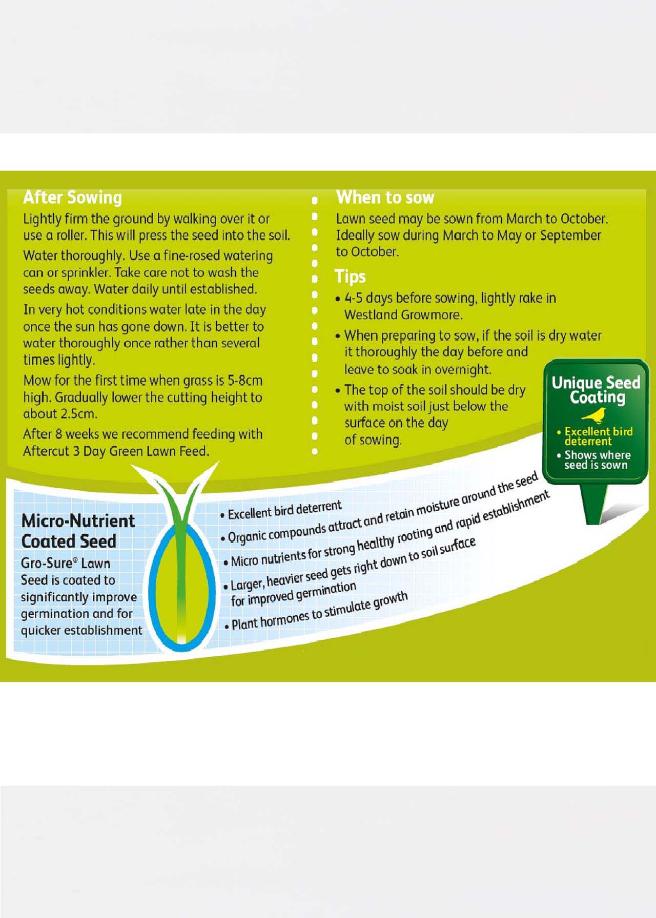 Gro-Sure Multi-Purpose Lawn Seed 1.5kg