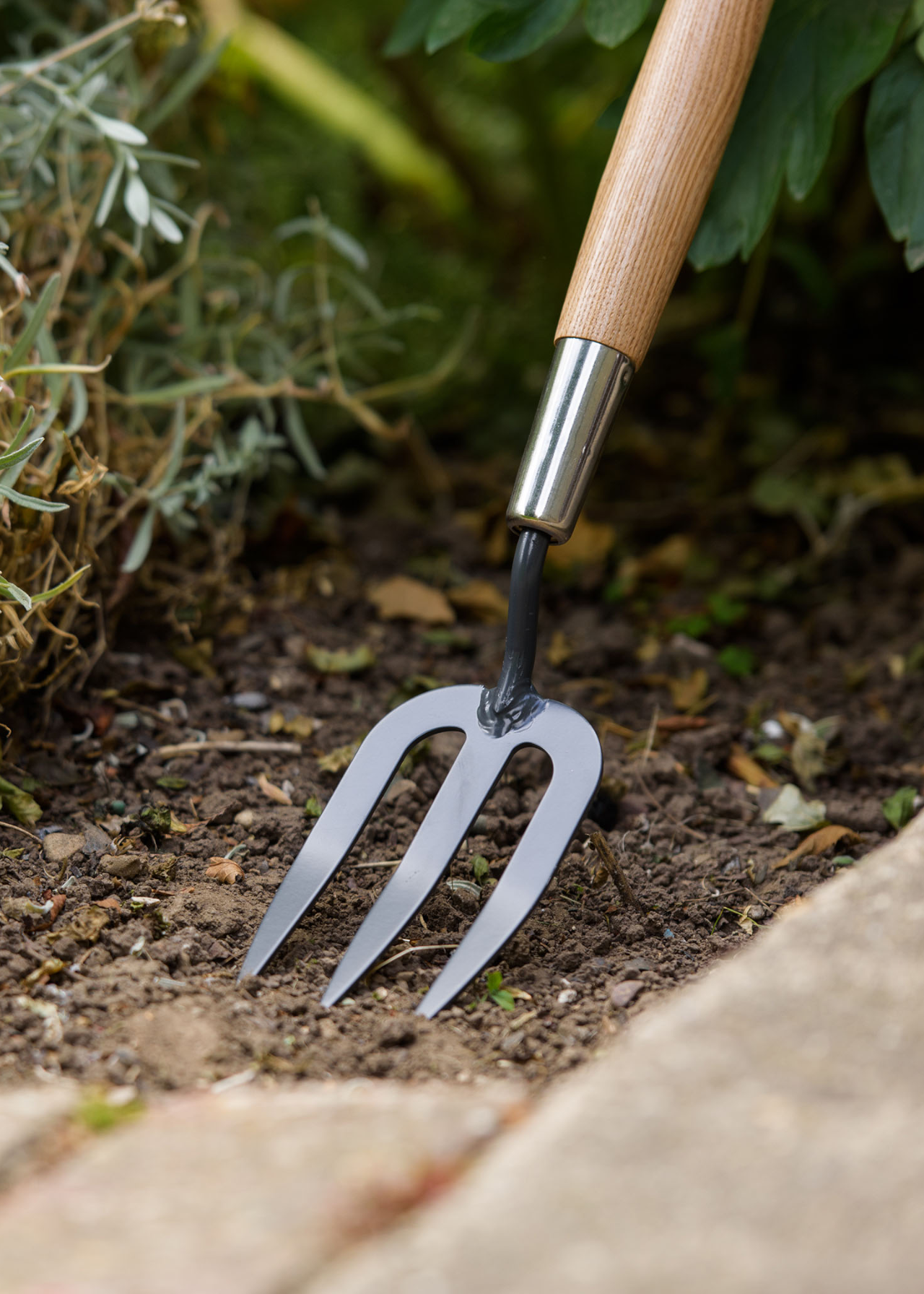 Kent & Stowe Carbon Steel Border Hand Fork