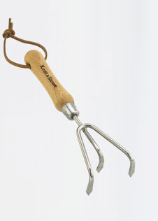Kent & Stowe Stainless Steel Hand 3 Prong Cultivator