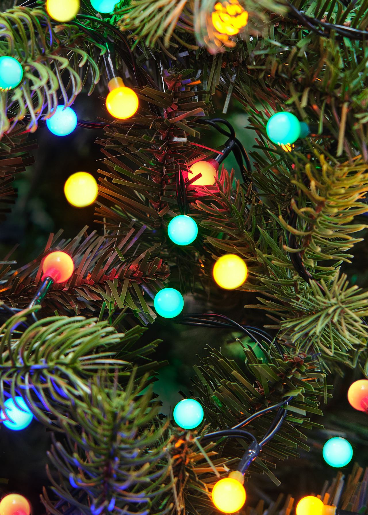 120 LED Multicolour Berry String Lights 8.9m