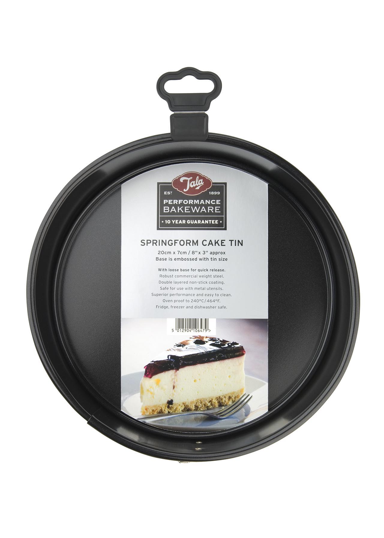 Non-Stick Quick-Release Cake Tin with Loose Base Springform Cheesecake Pan Cake Bake Tray Set of 3 