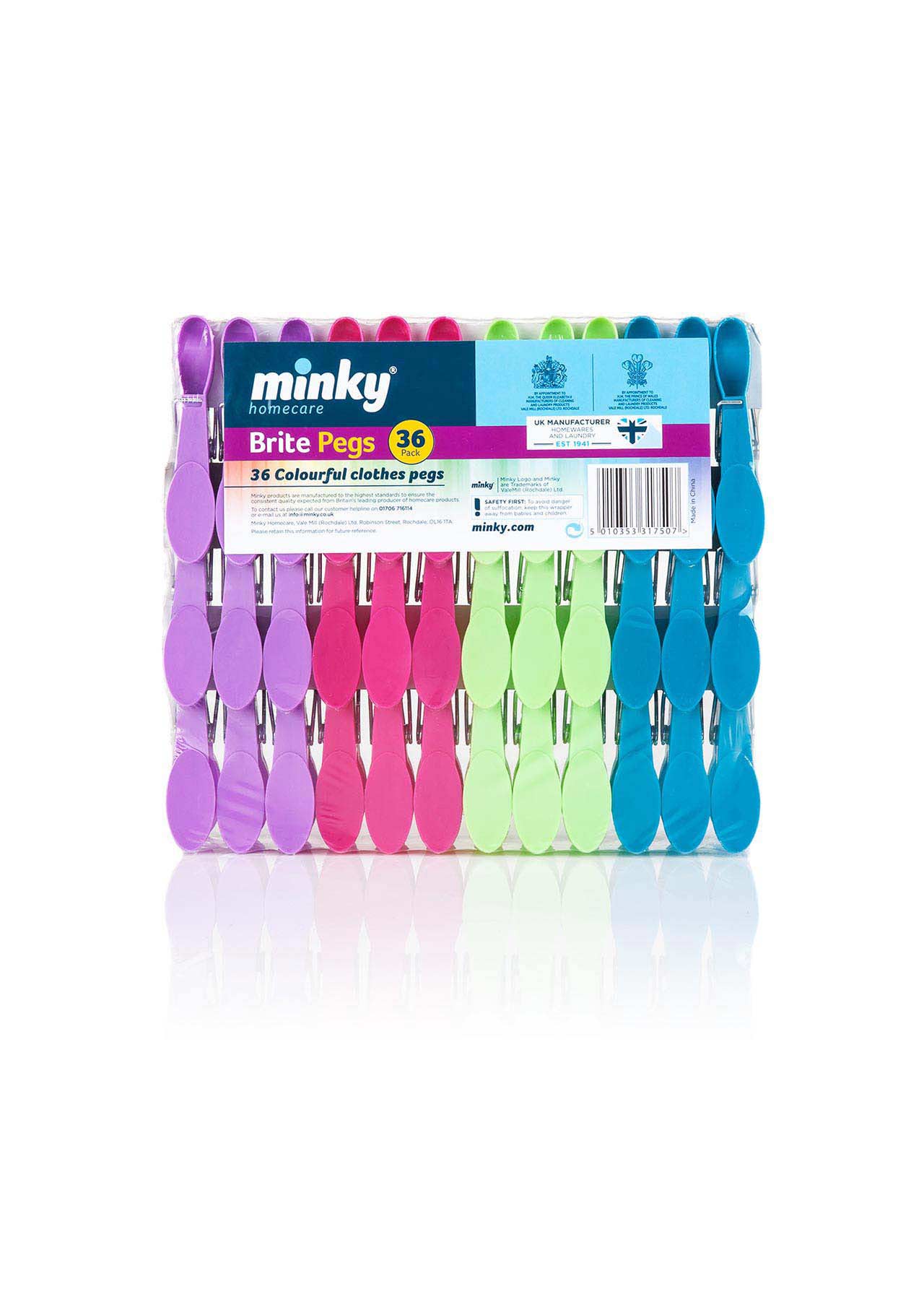 Minky Brites Pegs X 36 Pack by Minky