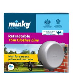 Outside Washing Line Minky VT20500103 Retractable Reel Washing