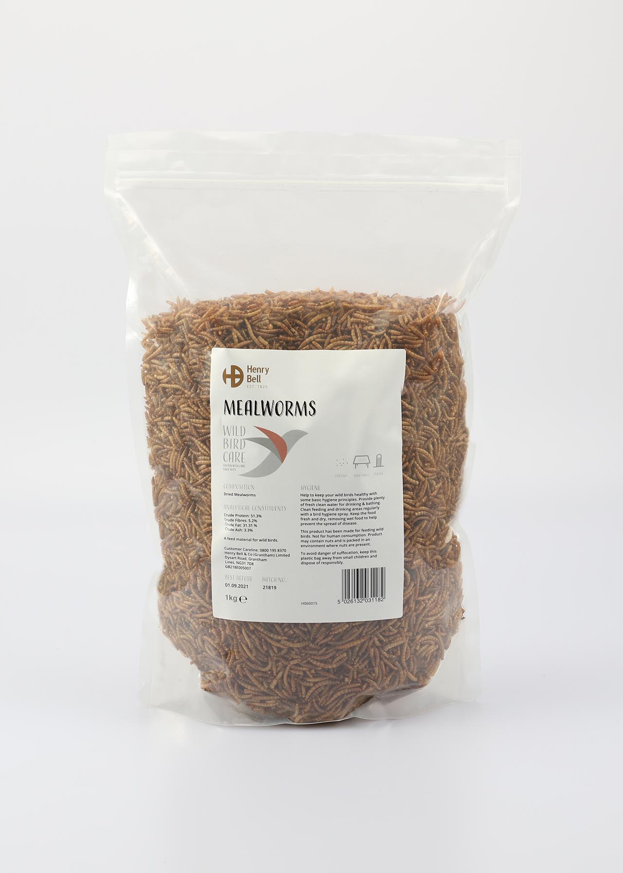Henry Bell Mealworms 1kg