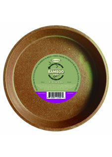 Haxnicks 20cm (8") Bamboo Saucer single Terracotta