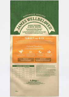 James Wellbeloved Small Senior Turkey & Rice 1.5kg