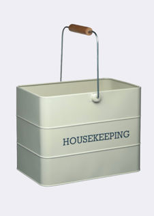 Housekeeping Box 33 x 21 x 26 cm Cream