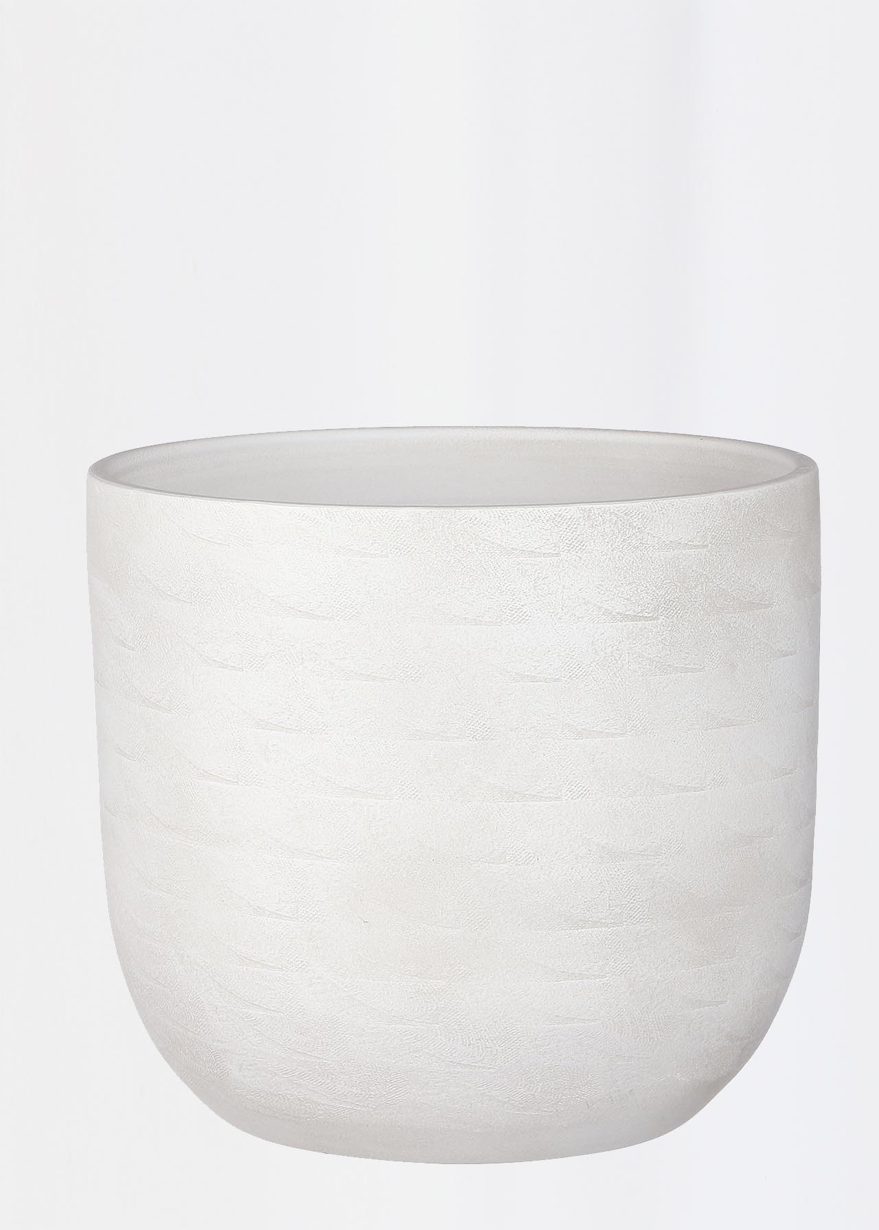 Nora Pot Round White 30cm