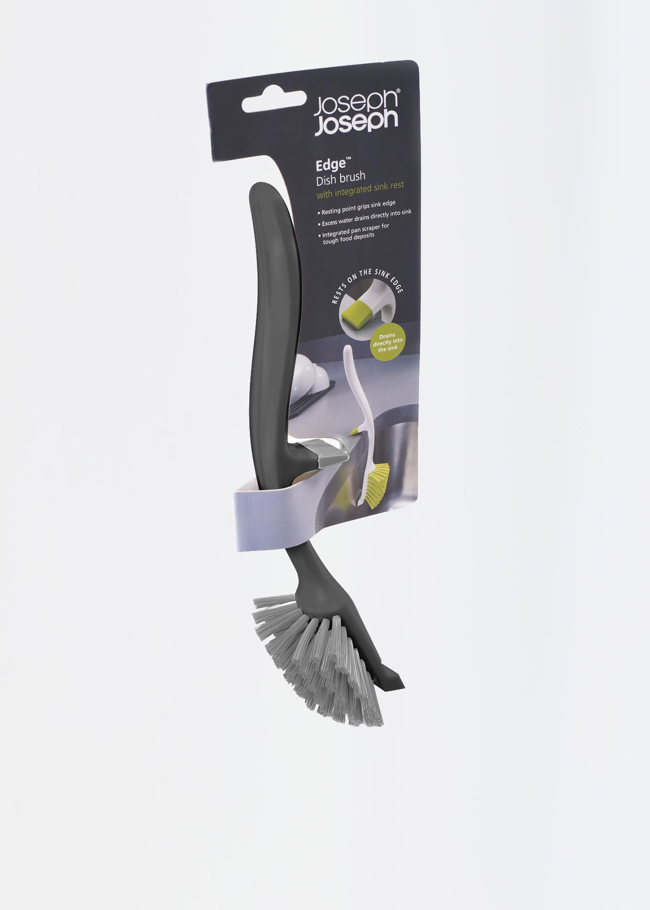 Edge Dish Brush Grey