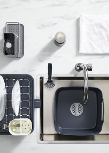 Edge Dish Brush Grey