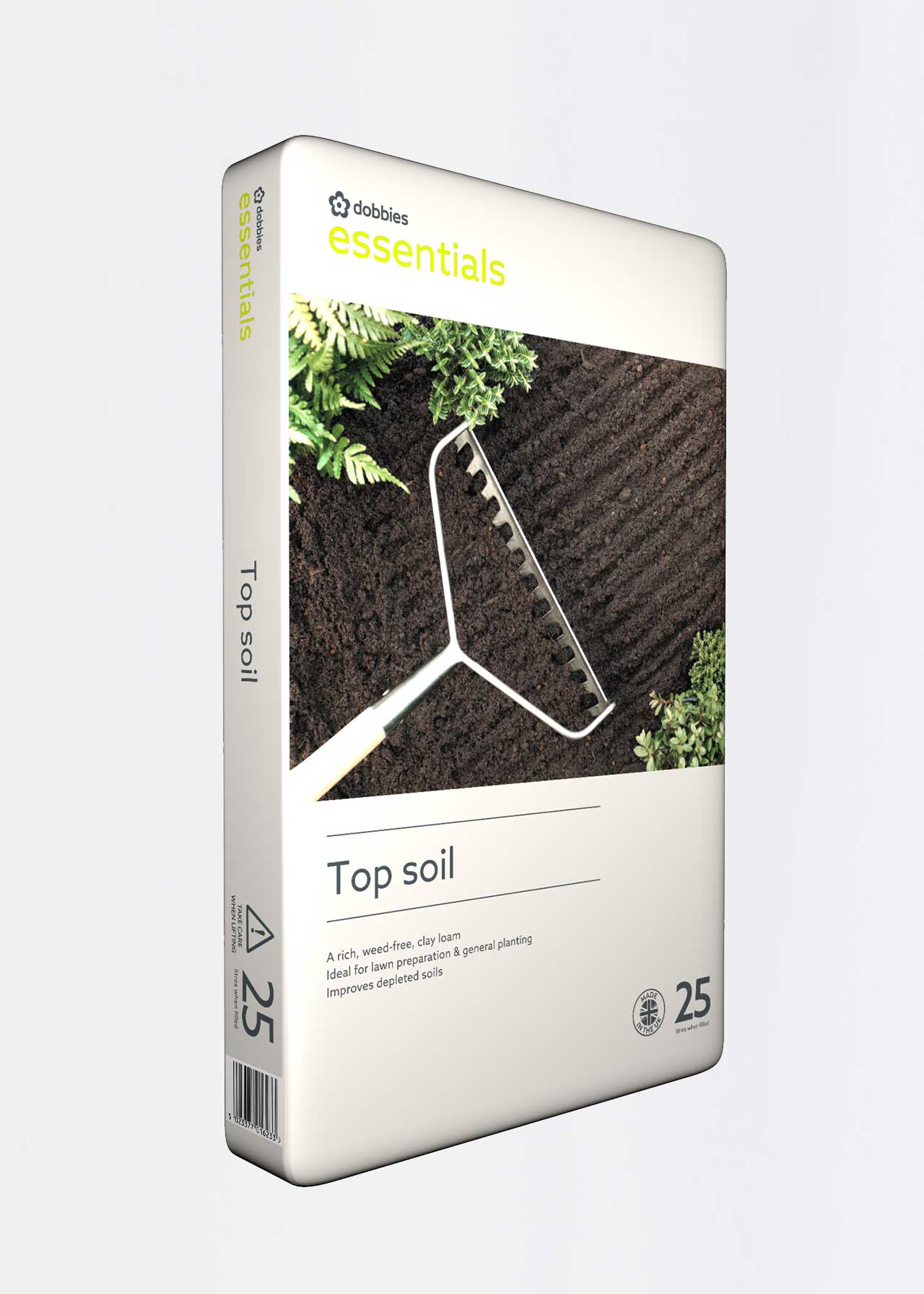 25L Dobbies Peat Free Top Soil