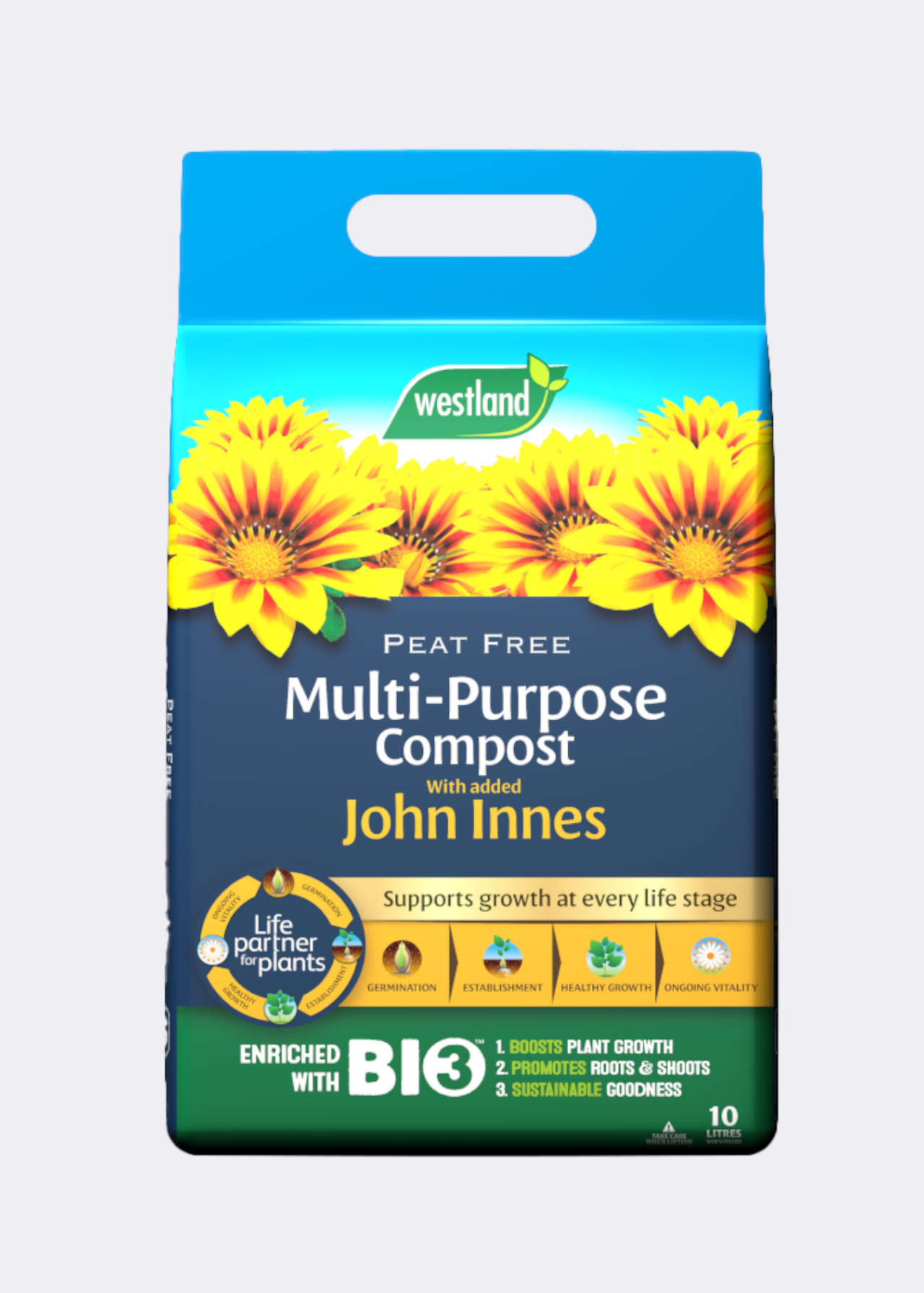 10L Westland Peat Free Multi Purpose Compost With JI