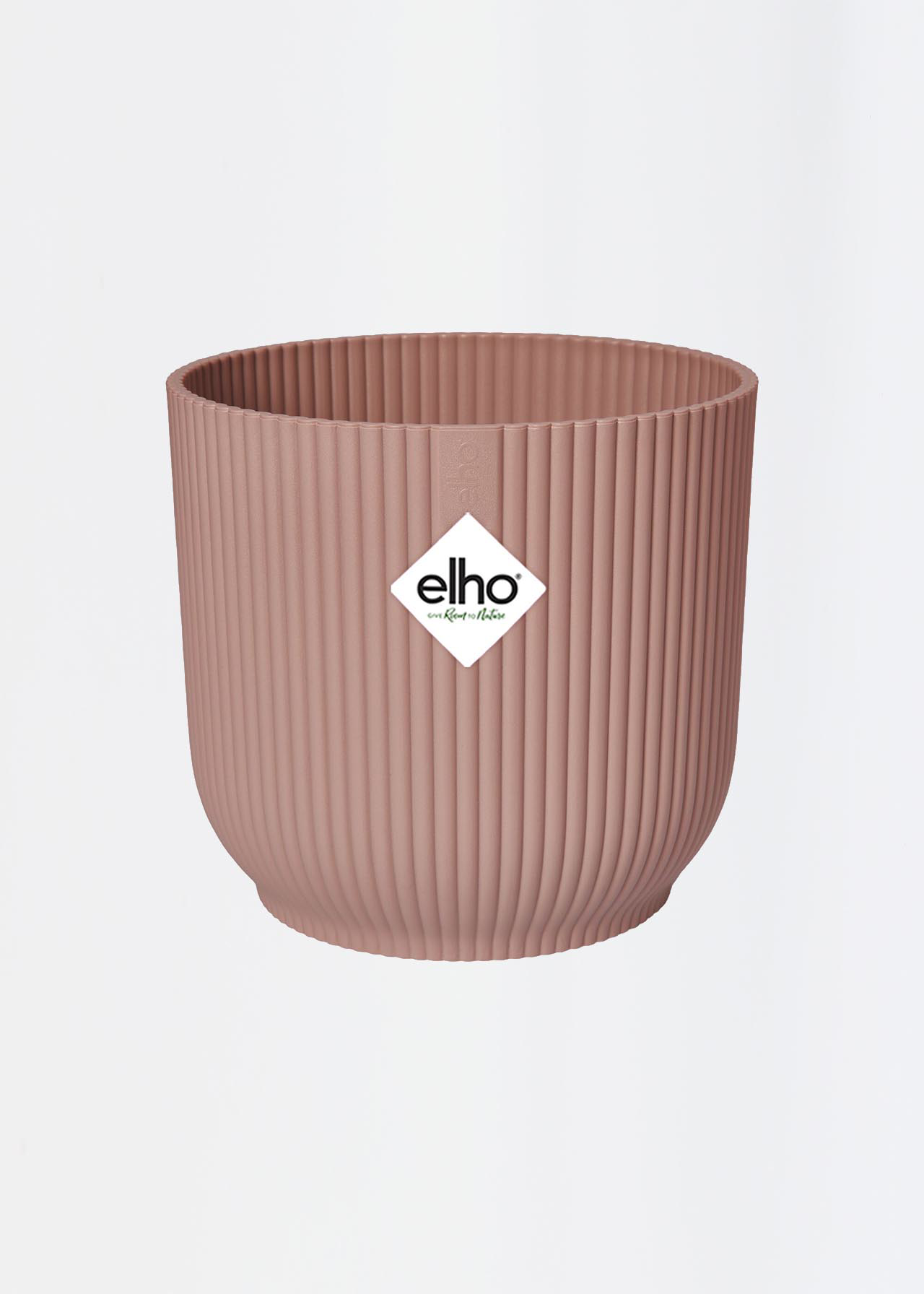 Elho Vibes Fold Round Pot 22cm Pink