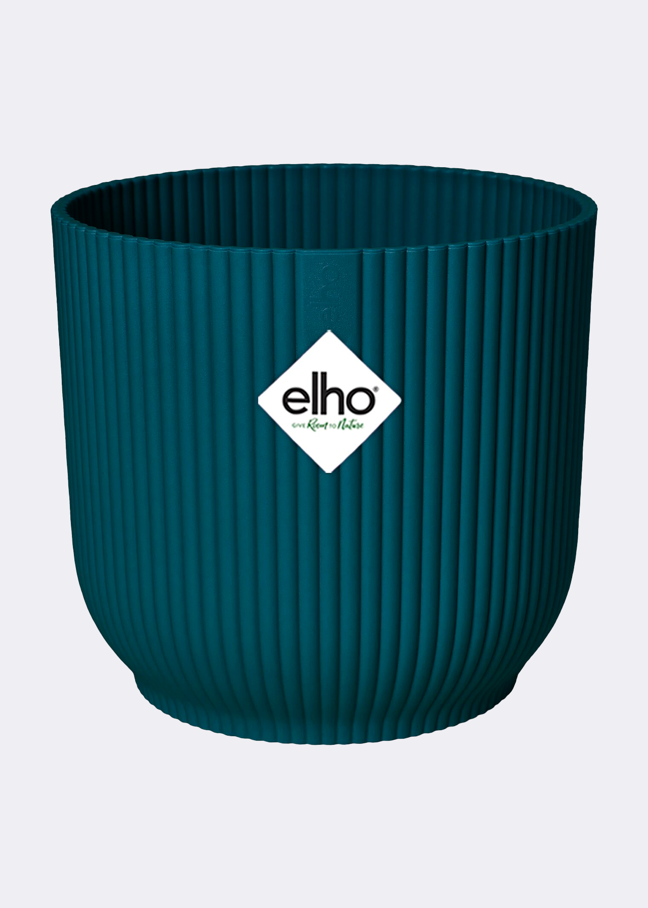Elho Vibes Fold Round Pot 25cm Blue